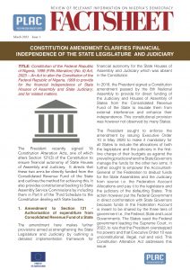 Independence of Judiciary & Legislature