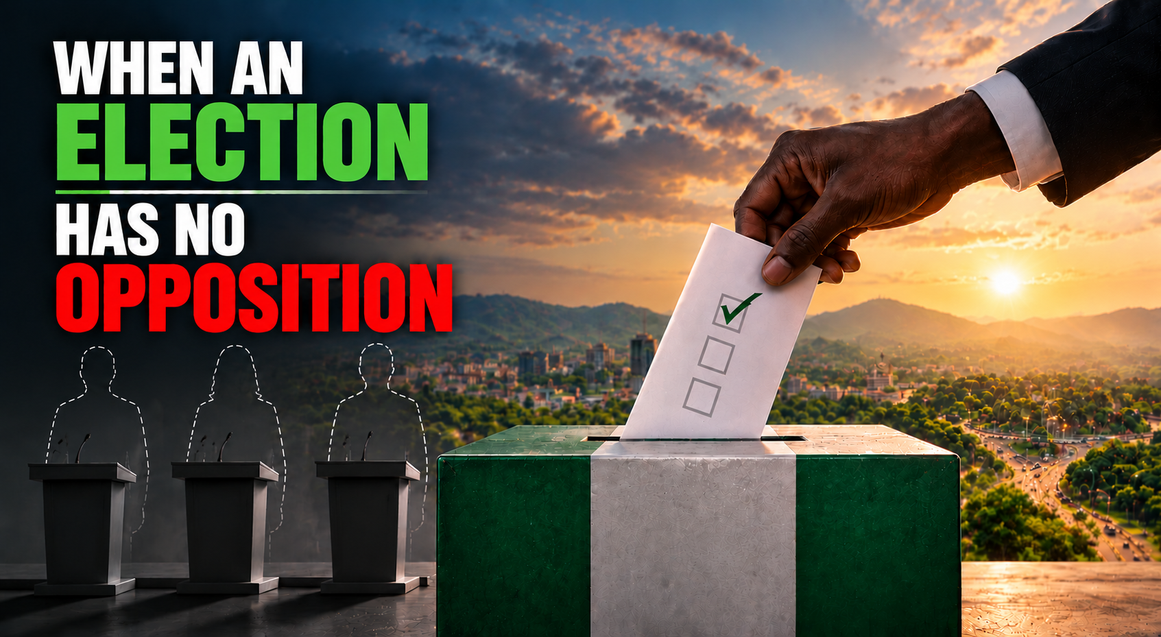 WHEN AN ELECTION HAS NO OPPOSITION1