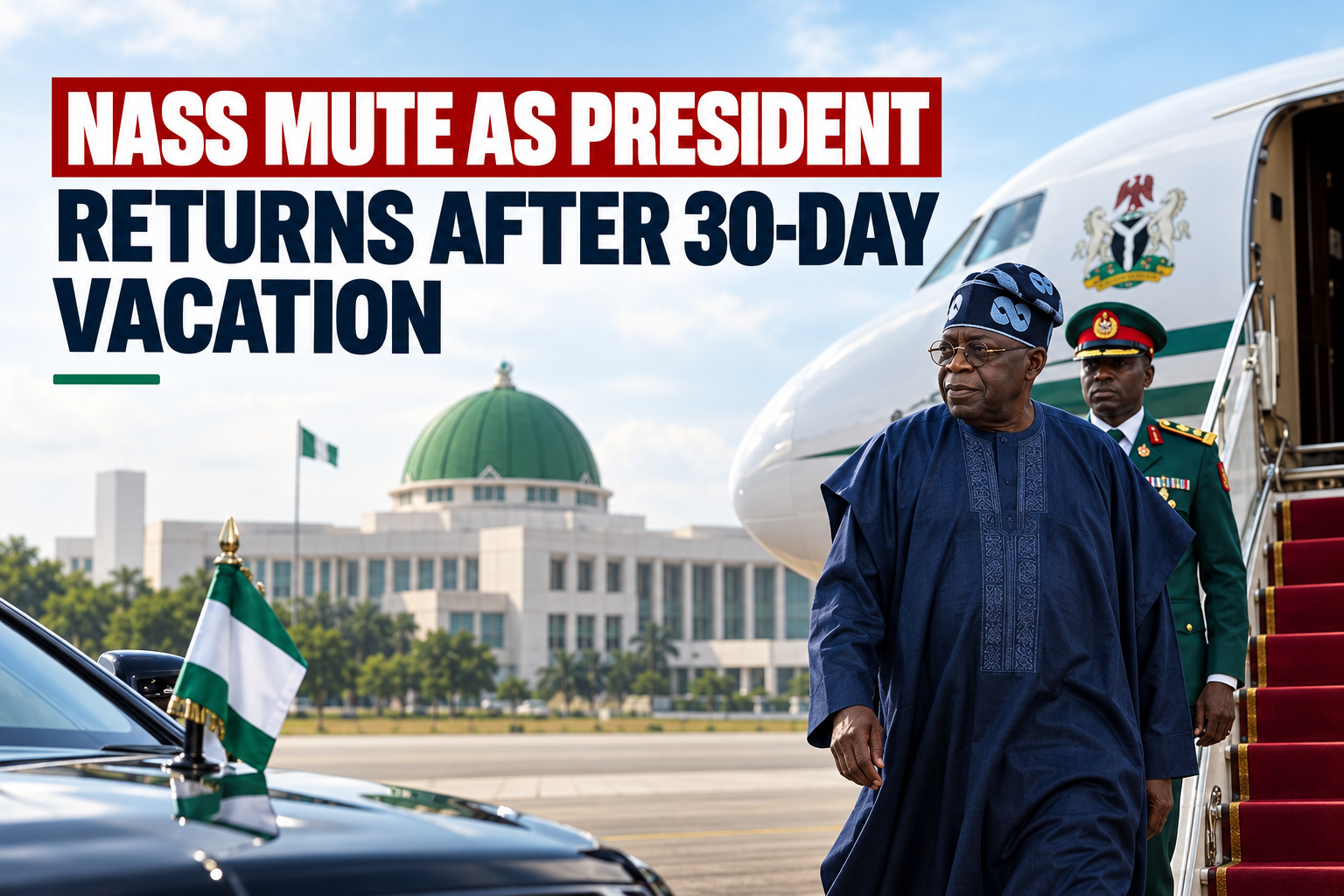 President Returns Amid NASS Silence
