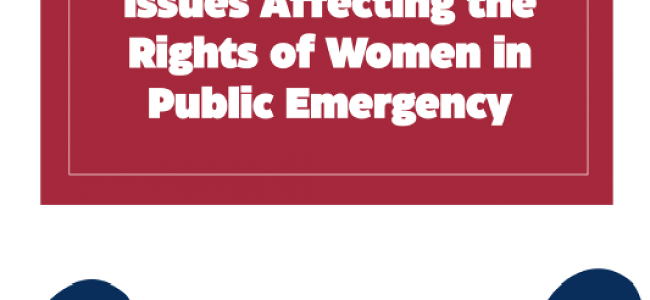 Framework of Legislative Committee Interventions on Issues Affecting the Rights of Women in Public Emergency
