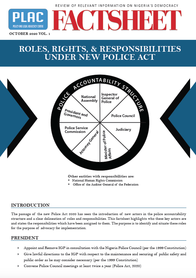 Roles, Rights, & Responsibilities Under New Police Act