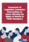 Framework of Legislative Committee Interventions on Issues Affecting the Rights of Women in Public Emergency