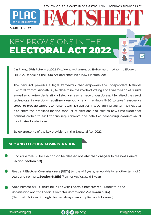 Key-Provisions-in-the-Electoral-Act-2022