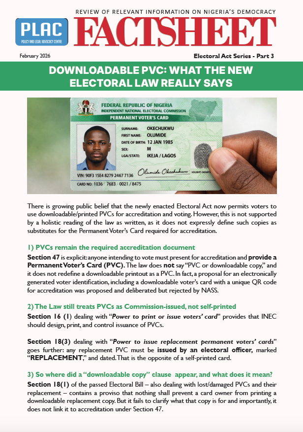Downloadable PVC: What the New Electoral Law Really Says